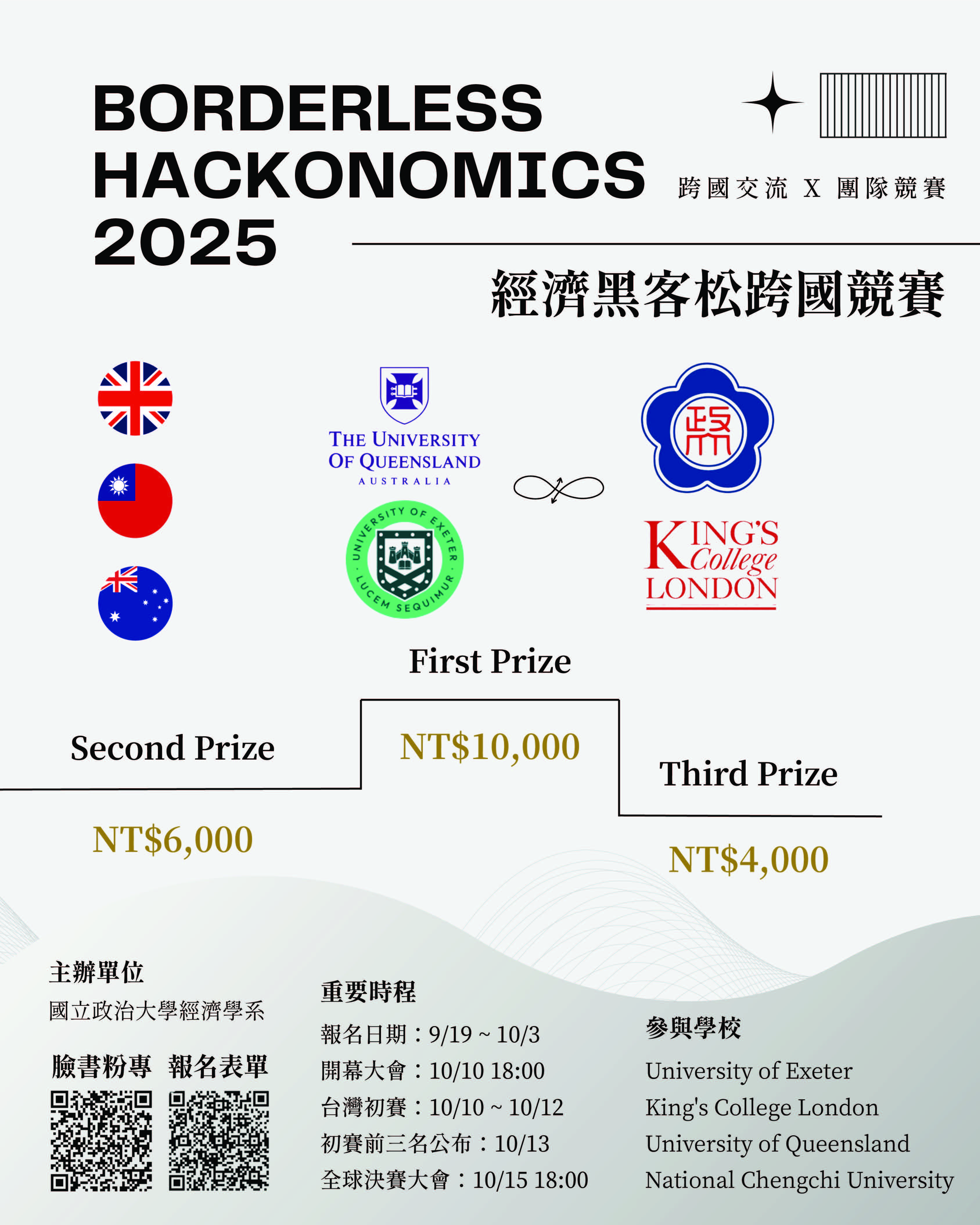 【2025 經濟黑客松跨國競賽｜報名開跑】